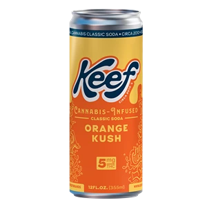 Orange Kush Cannabis Soda | Keef keef orange soda