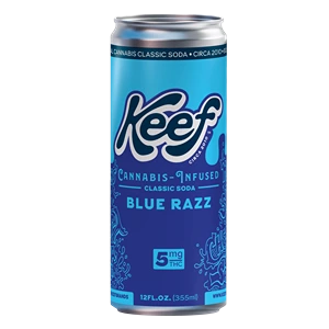 Blue Razz Cannabis Soda | Keef keef blue razz