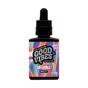 Unflavored | Good Vibes X Syrup | 1000mg | Good Feels Syrup good vibes x syrup